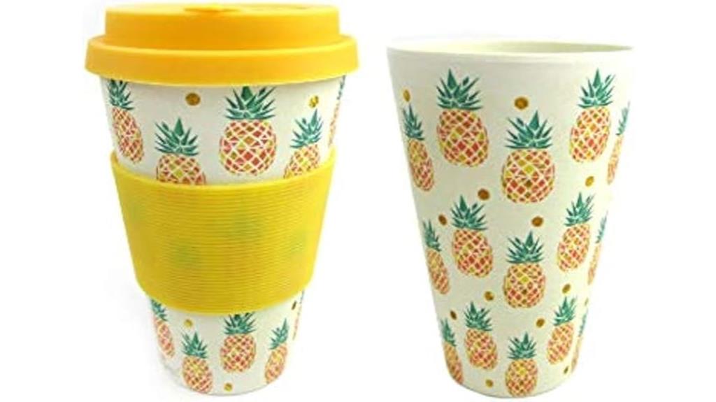 pineapple hawaii luau mug