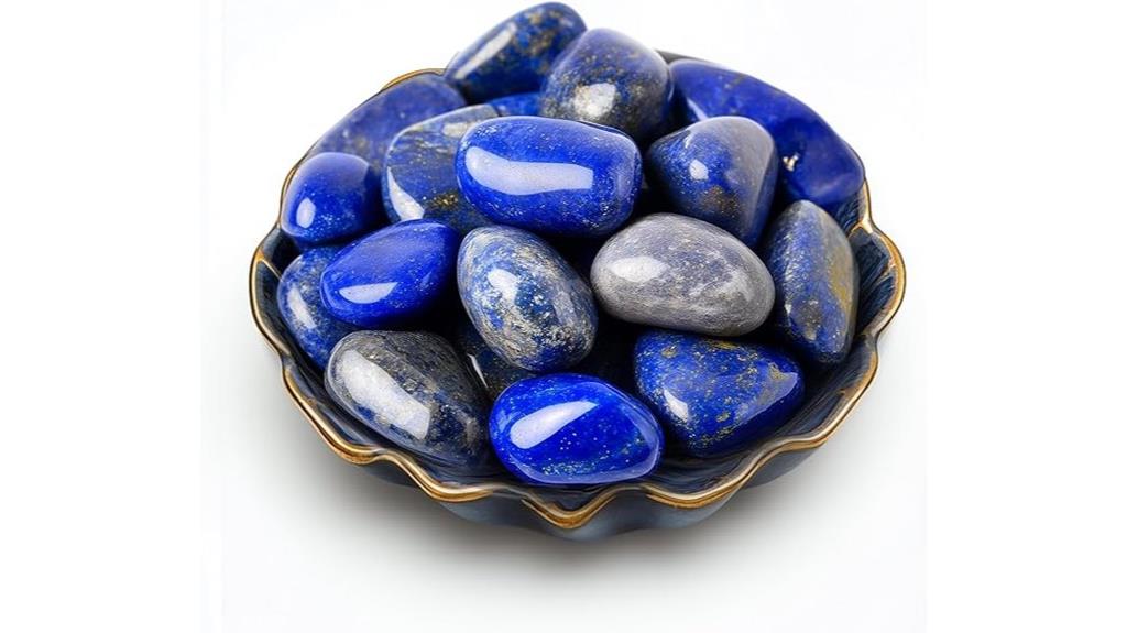polished lapis lazuli set