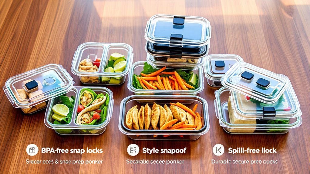 safe durable leakproof containers