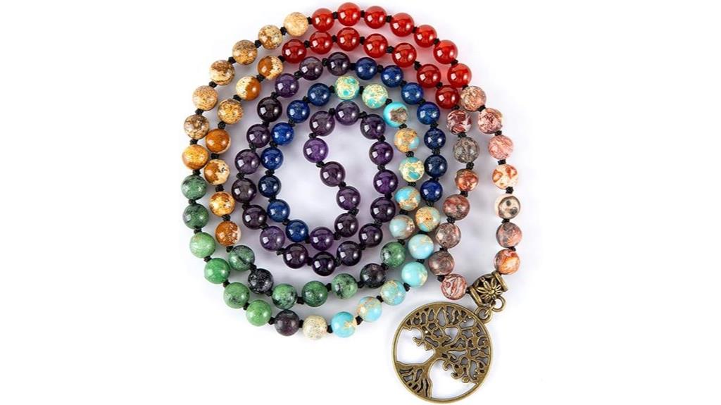 seven chakra gemstone bracelet