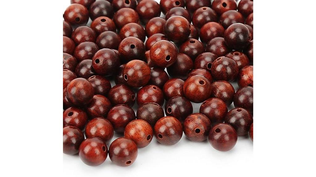 six millimeter sandalwood beads