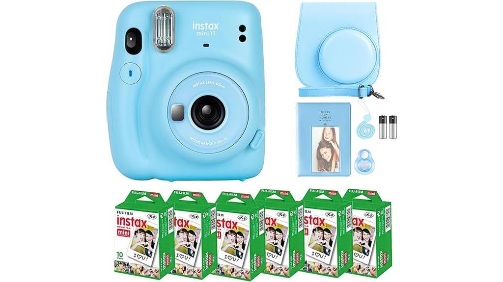 sky blue instax mini