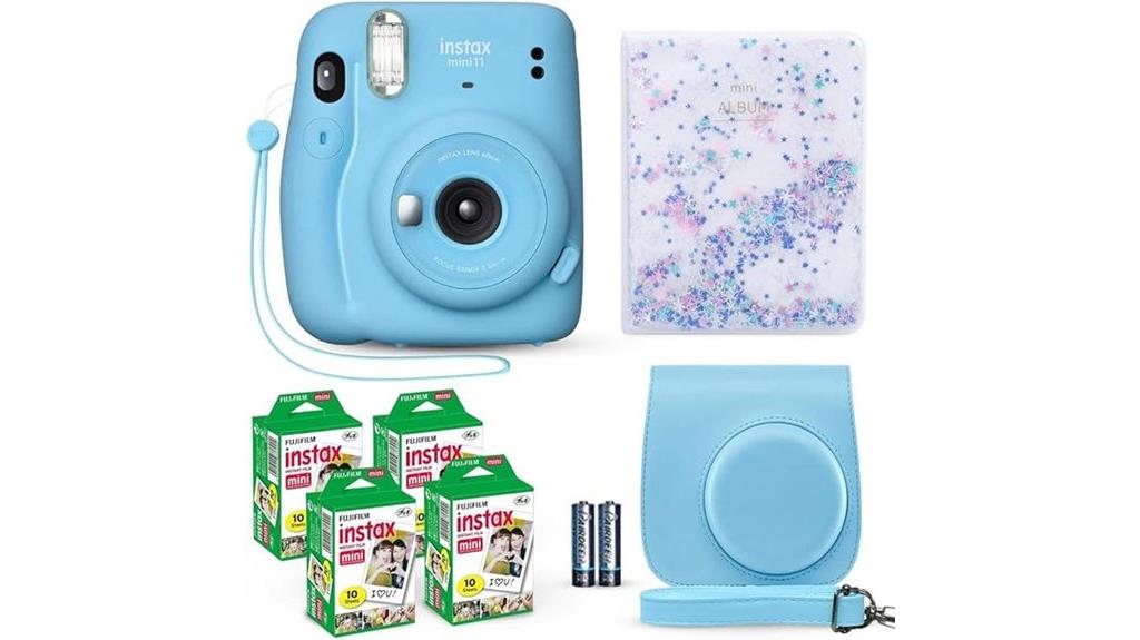 sky blue instax mini bundle