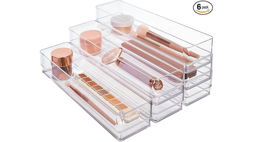 stackable drawer organizer set