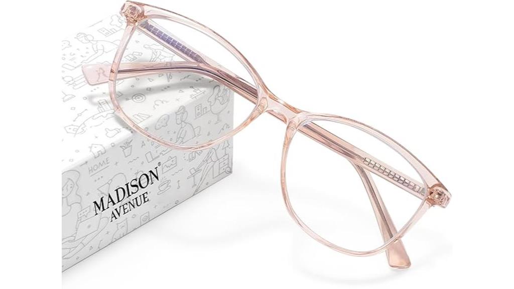 stylish blue light glasses