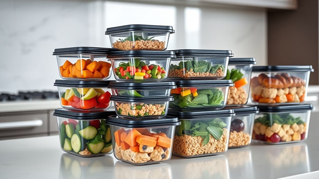stylish durable meal containers