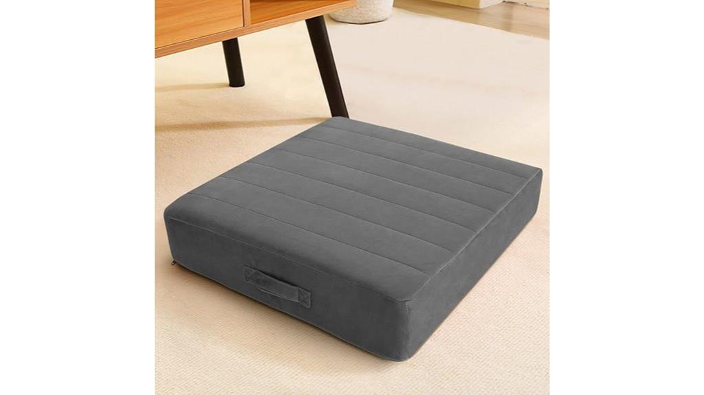 stylish square floor cushion