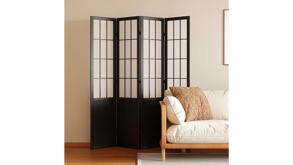 tall japanese shoji screen