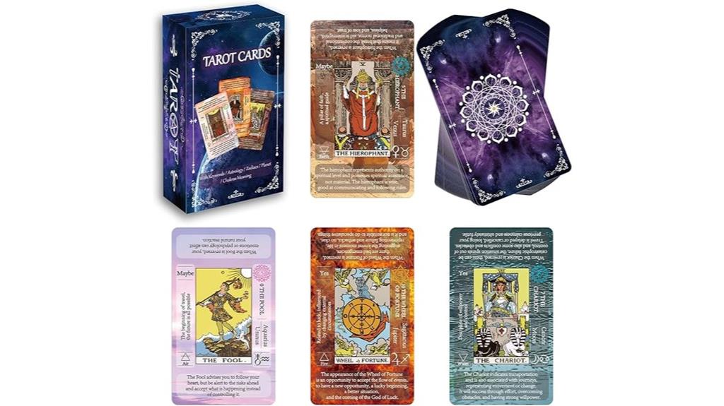 tarot cards with guide
