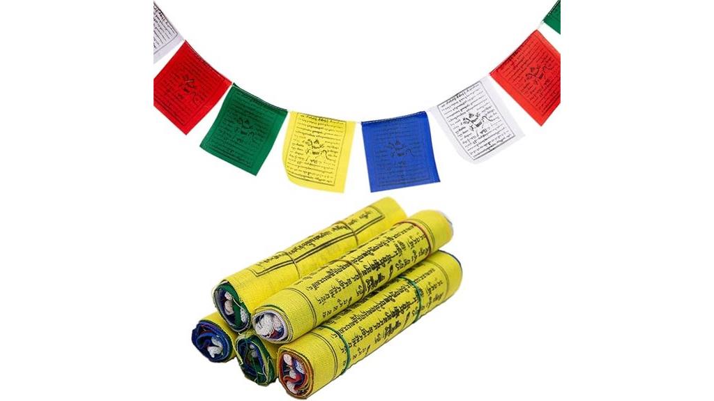 tibetan prayer flag rolls