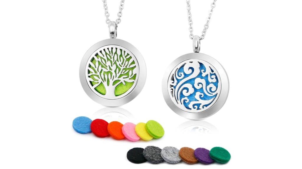 two piece diffuser necklace
