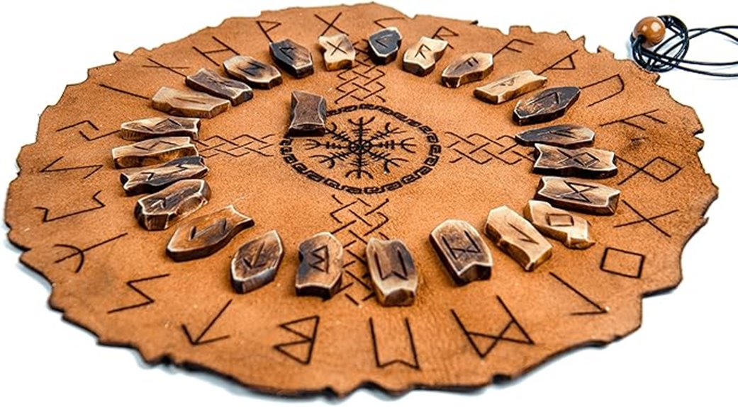 viking rune set components