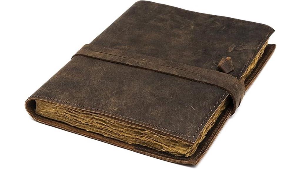 vintage leather journal refill