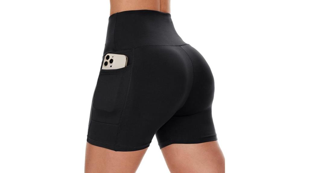 women s biker shorts with pockets