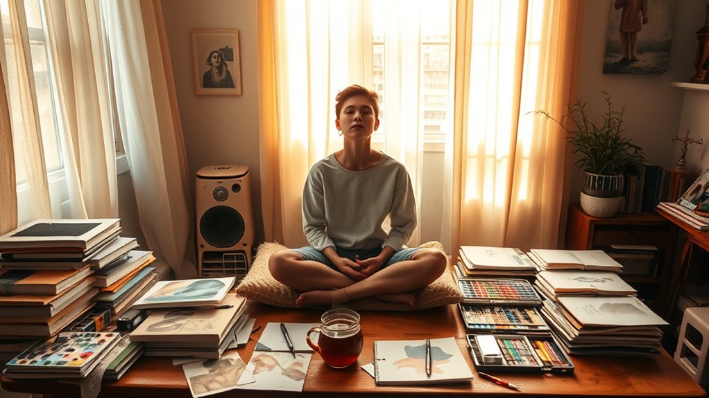 mindful creativity enhances flow