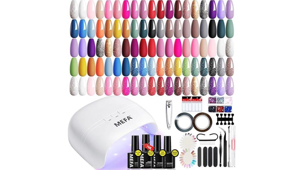 complete 60 piece nail kit