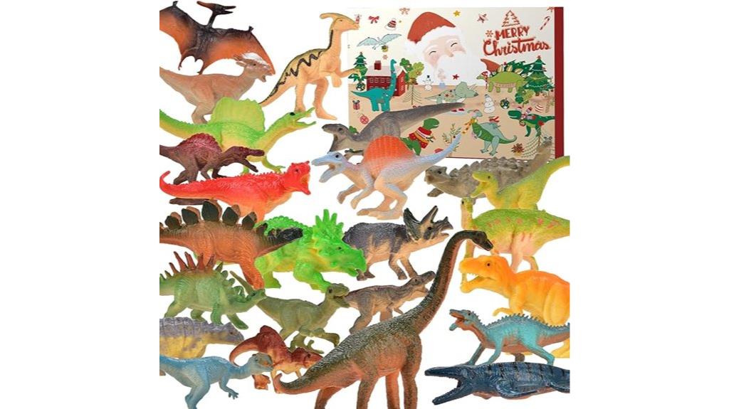 dinosaur themed advent calendar
