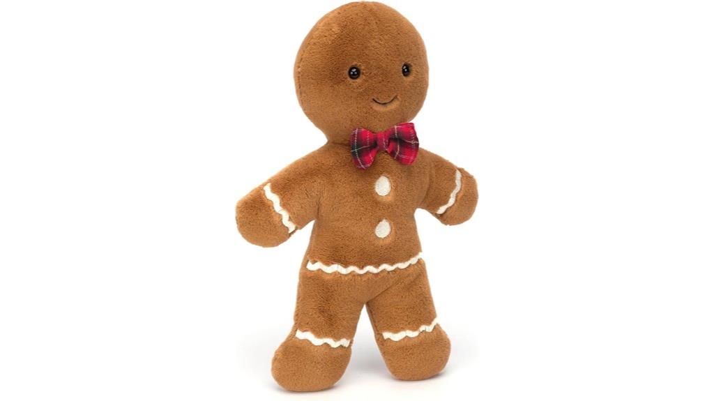 gingerbread fred jellycat toy