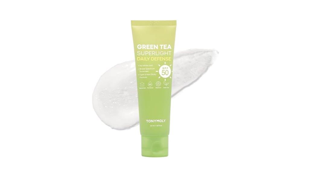 green tea sunscreen spf50