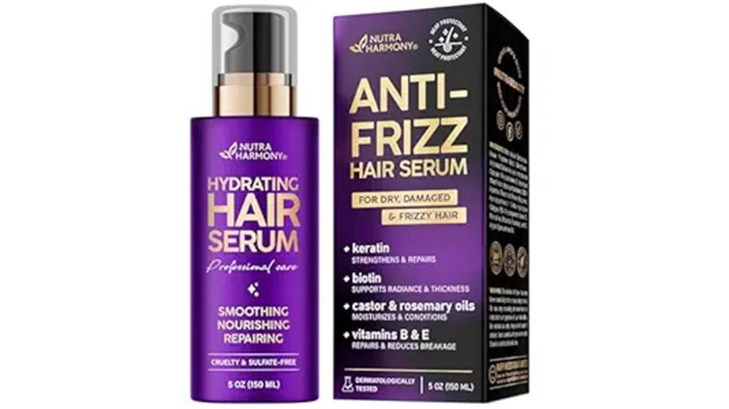 hydrating keratin hair serum