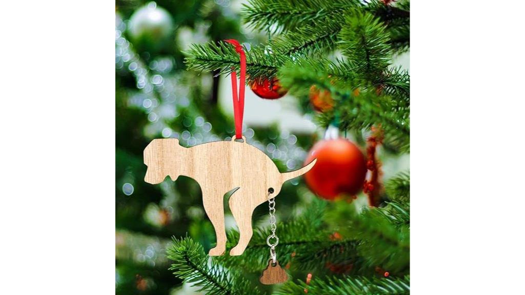 personalized dog poop ornament