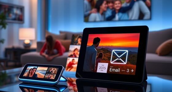 top email enabled digital frames