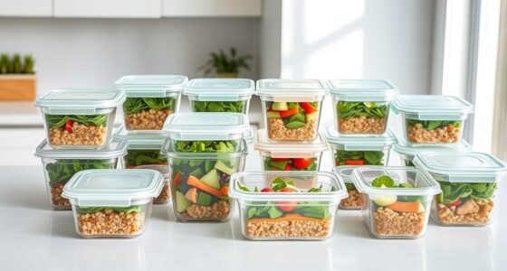 top glass meal containers