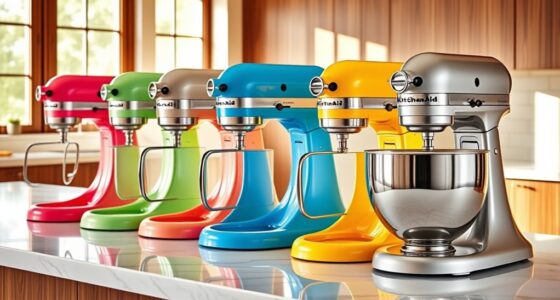 top kitchenaid mixer colors
