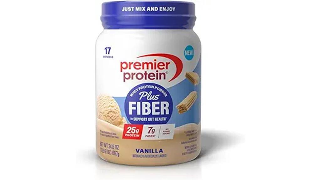 vanilla protein fiber supplement