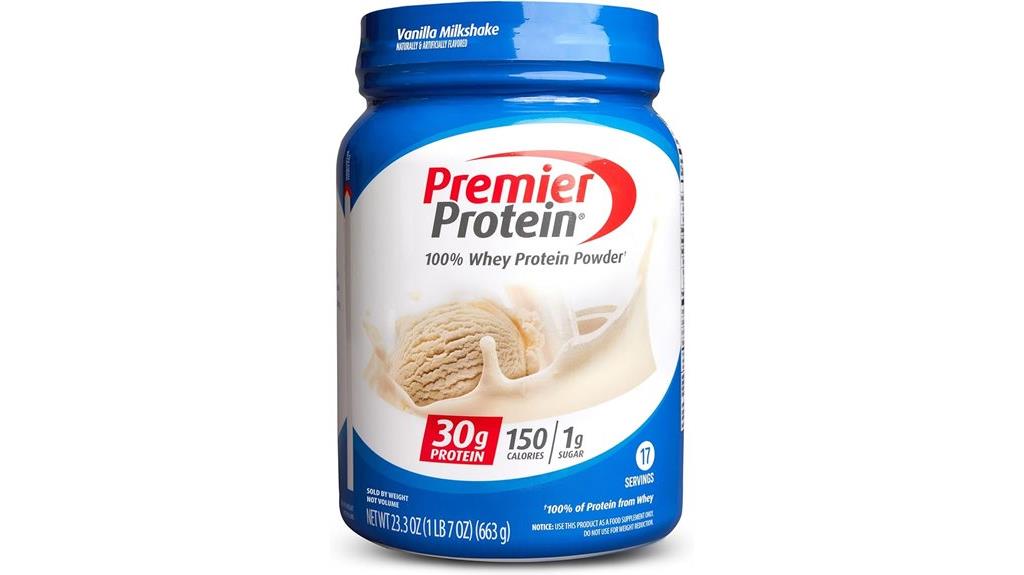vanilla protein powder pack