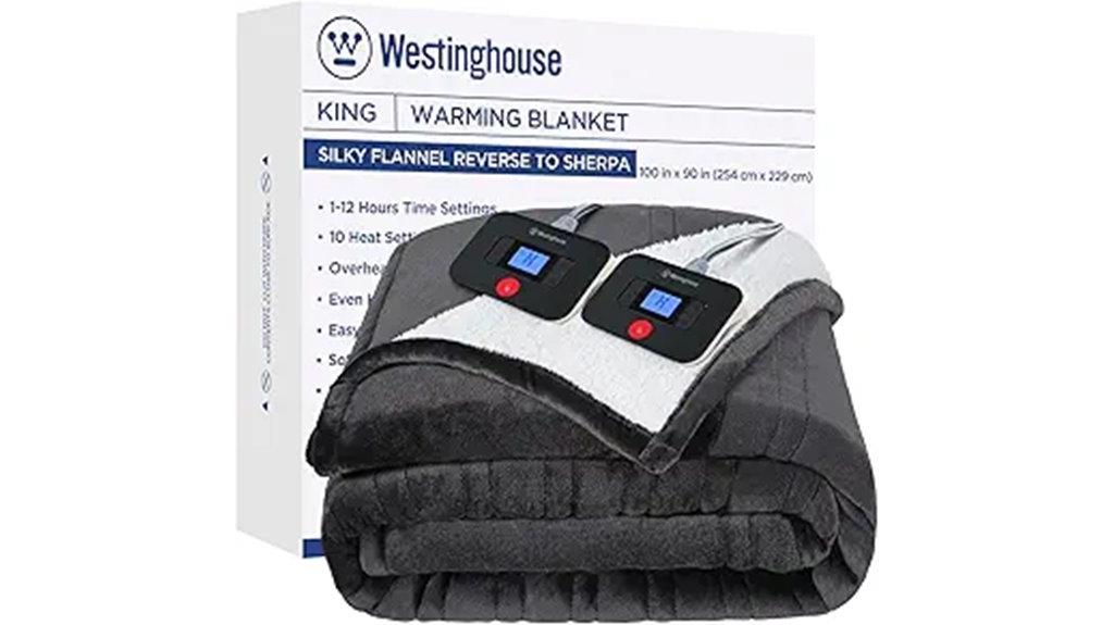 westinghouse king blanket controls