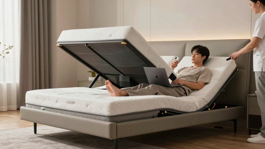 adjustable bed feature options