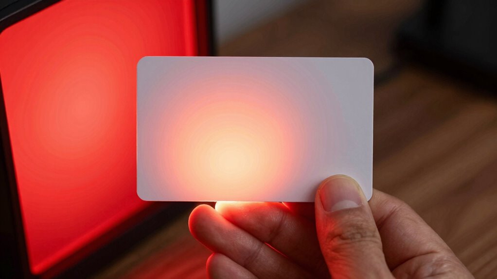 assess light with hands