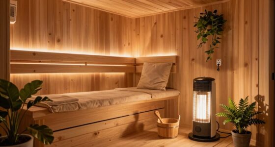 create inviting sauna environment