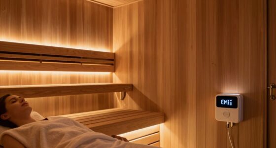 emf levels in saunas