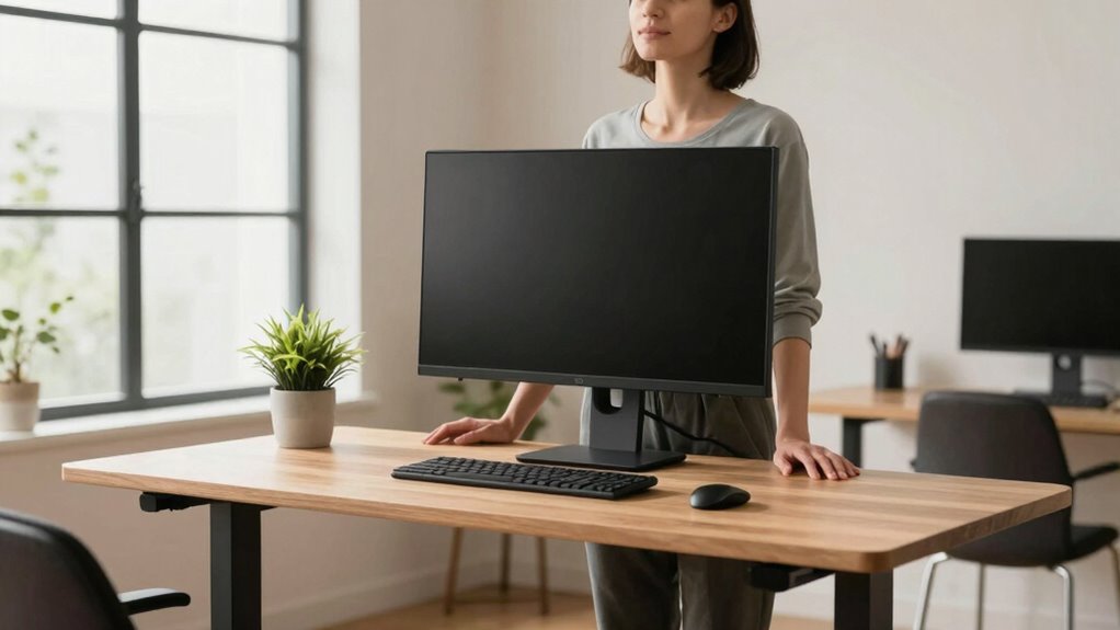 enhance posture with standing desks