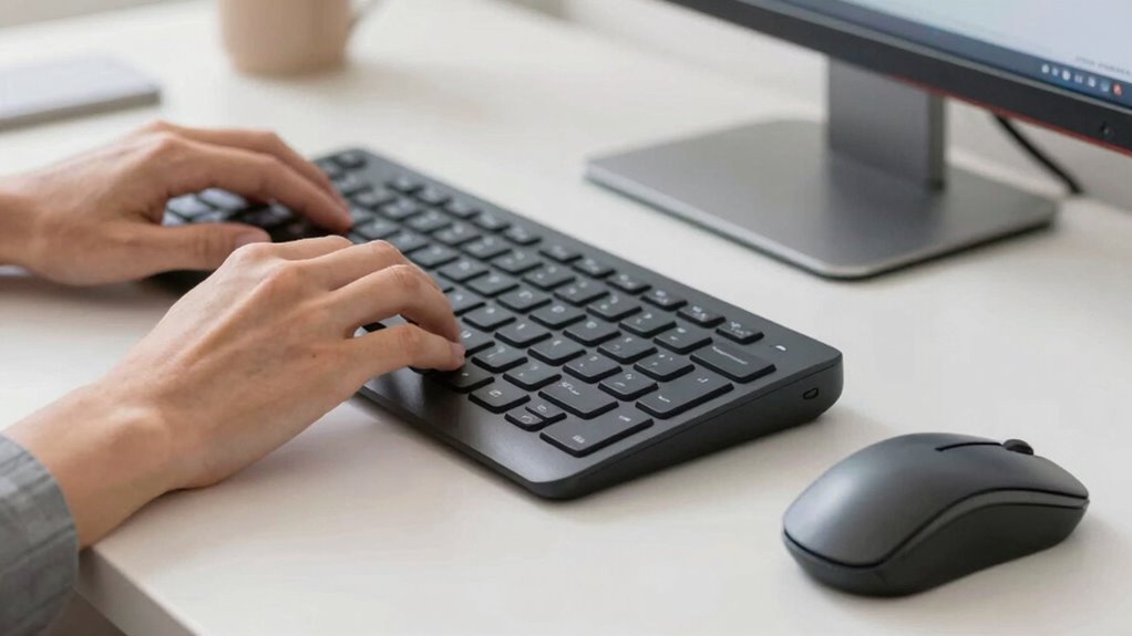 ergonomic keyboard and mouse