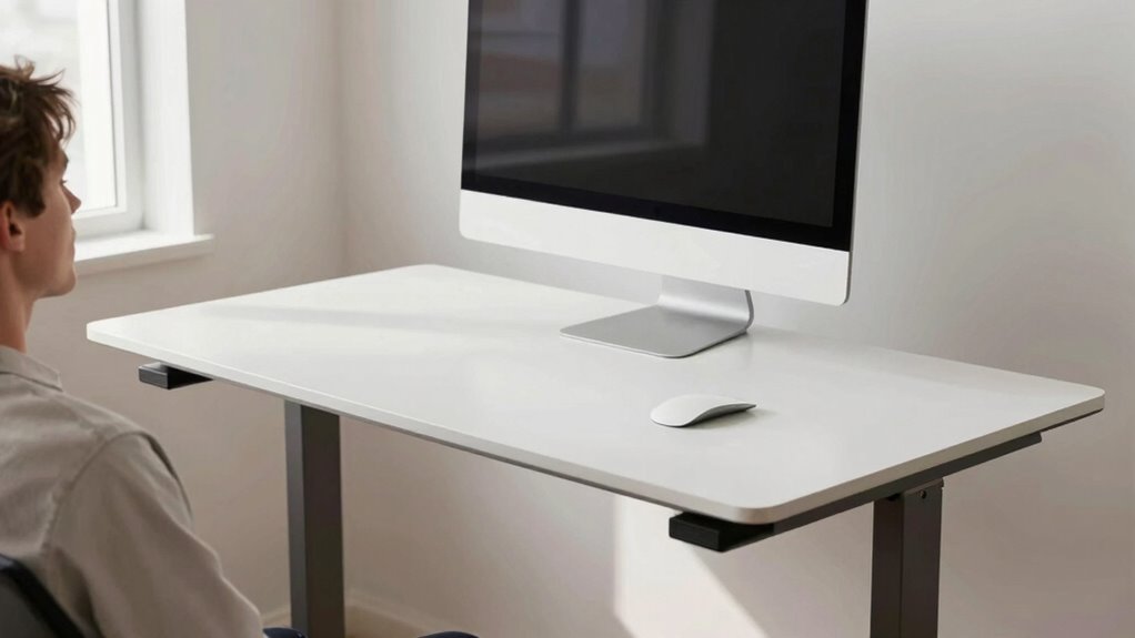 evaluate desk ergonomics and organization