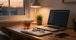evening work shutdown routine