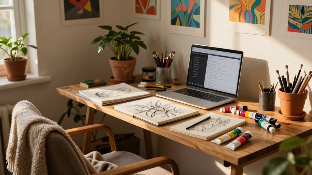 maintain creative momentum consistently