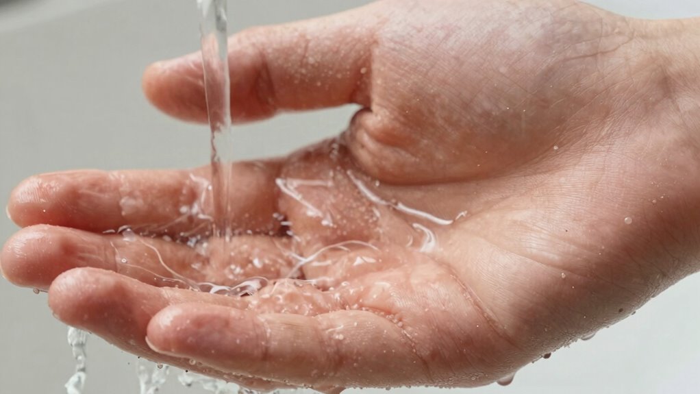 mineral deposits weaken skin