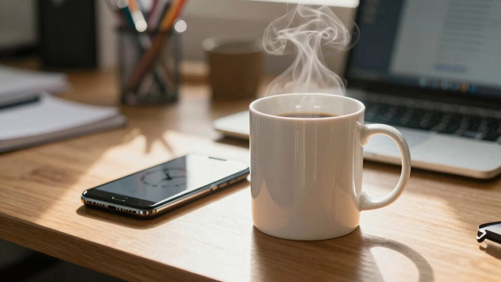 morning caffeine disrupts routine