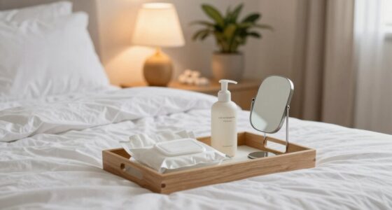 nighttime bedroom cleaning routine