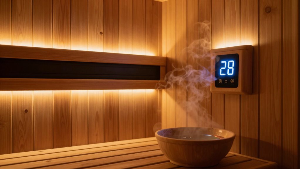 optimal infrared sauna temperature