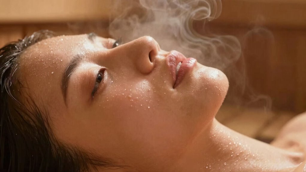 post sauna skin improvement