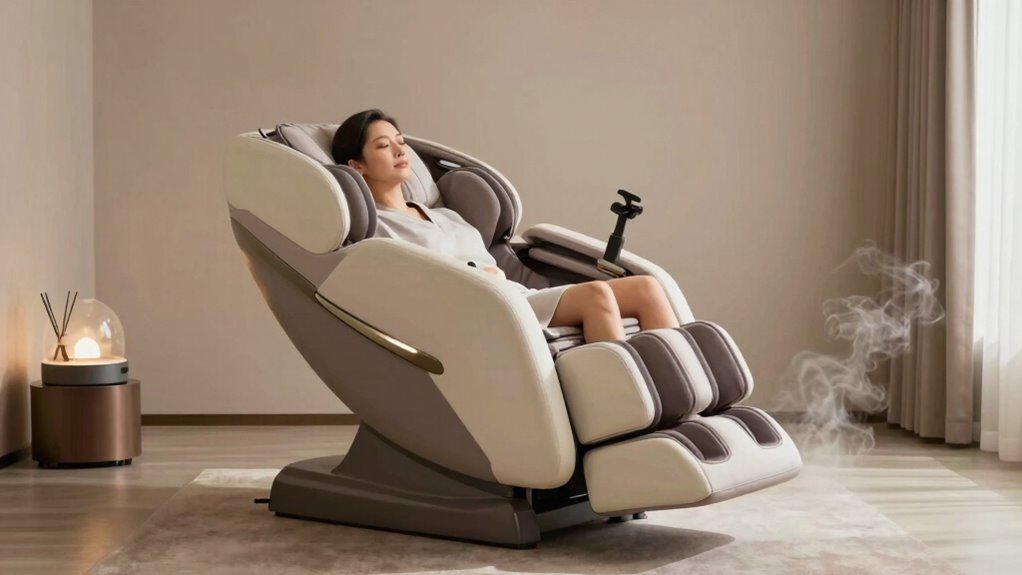 relaxing eco friendly space massage