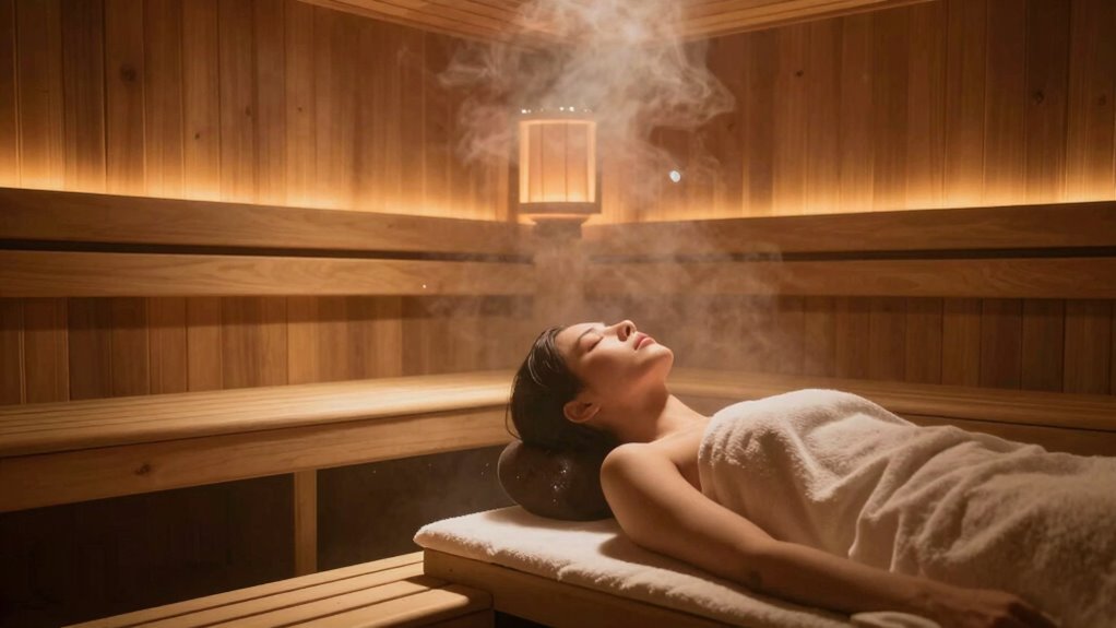 relaxing sauna session tips