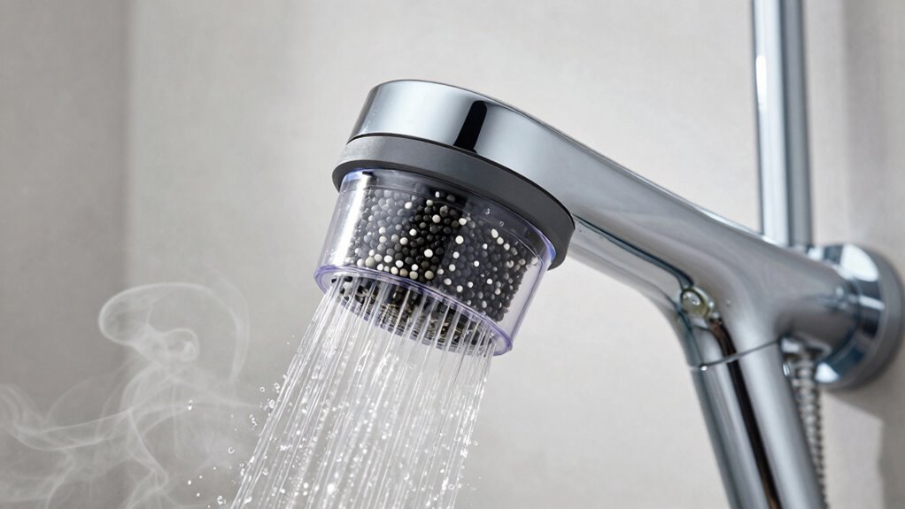 removes chlorine and minerals