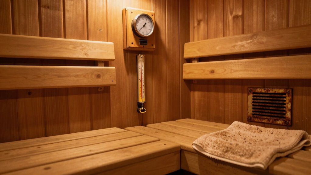 sauna safety warning signs