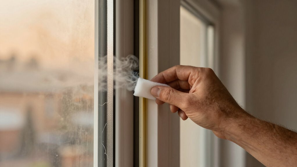 seal gaps for smoke protection